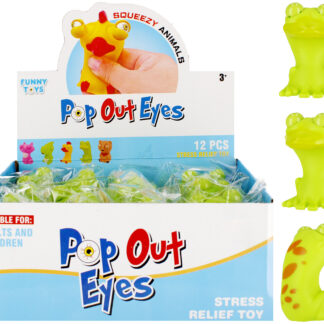 SQUEEZE TOY FROG DISP 9CM