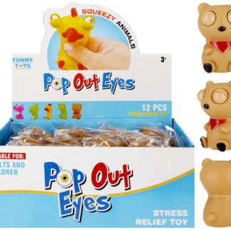 SQUEEZE TOY BEAR DISP 9CM