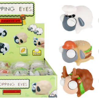 ANIMALS - SQUEEZE TOY INSECT DISP 8CM