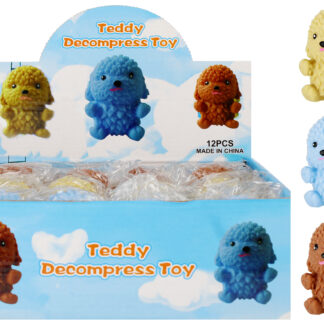 SQUEEZE TOY DOG DISP 8CM 8CM