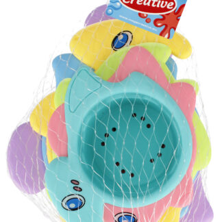 BATH TOY CUPS NET BAG 15CM