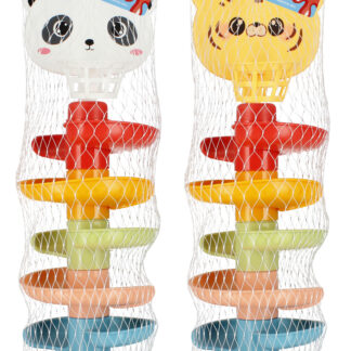 BABY TOYS - PYRAMID ANIMALS NET BAG   12x42