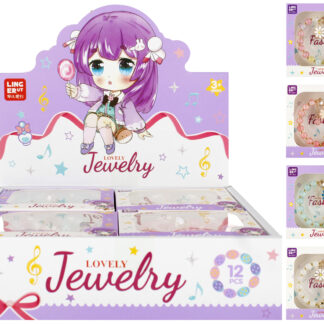 BEAUTY SET BRACELET FLOWER DISP  9X9X2