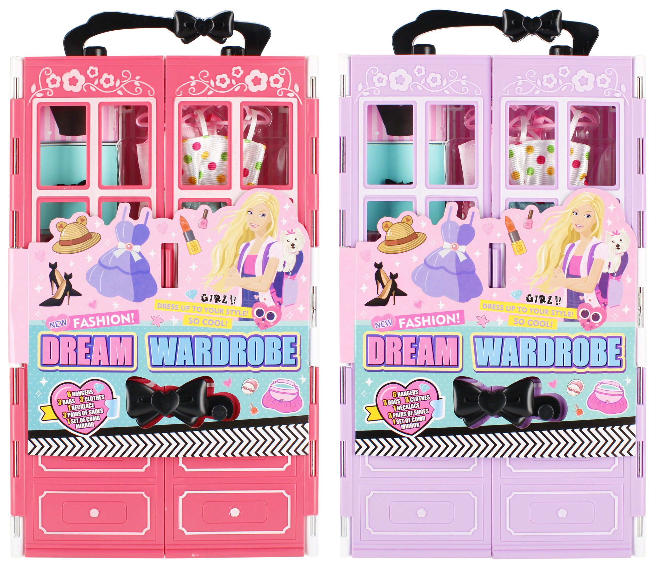 ACCESSORIES WARDROBE WITH CLOTHES PVC 17X32X7