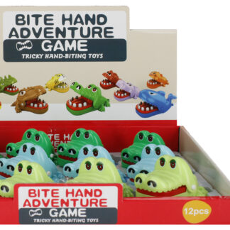 GAME FINGER BITING ANIMALS MINI DISP 8CM