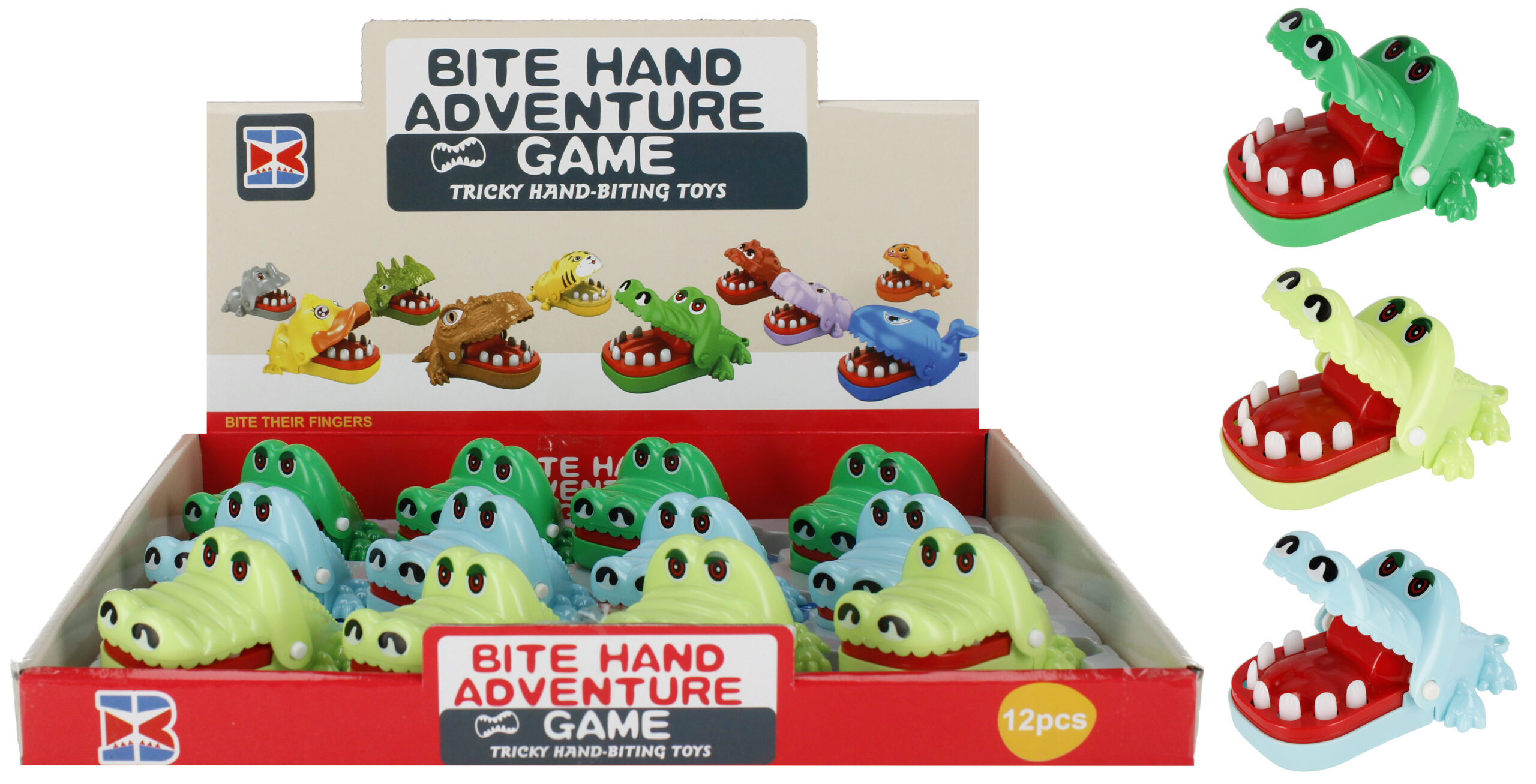 GAME FINGER BITING ANIMALS MINI DISP 8CM