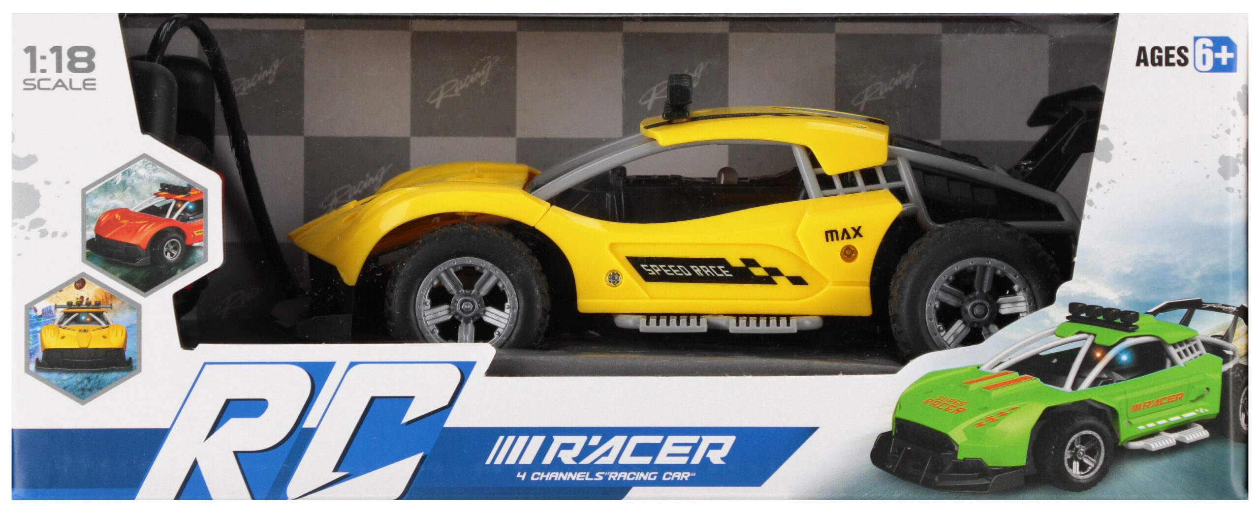 CAR - RACING CAR R/C FF WB 28X11X13