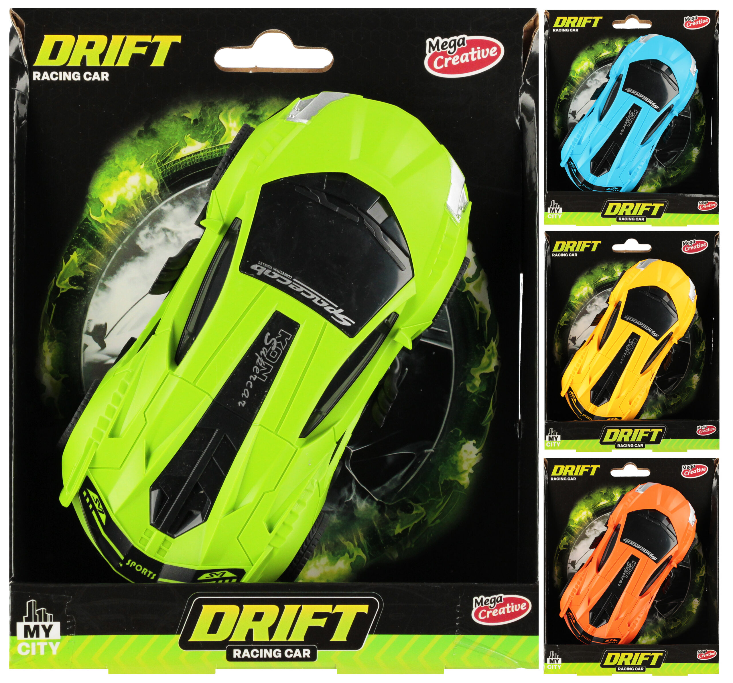 CAR -RACING CAR DRIFT DISP 43x56x12