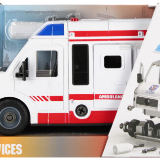 CAR - RESCUE CAR DIY B/O WB 35X19X14