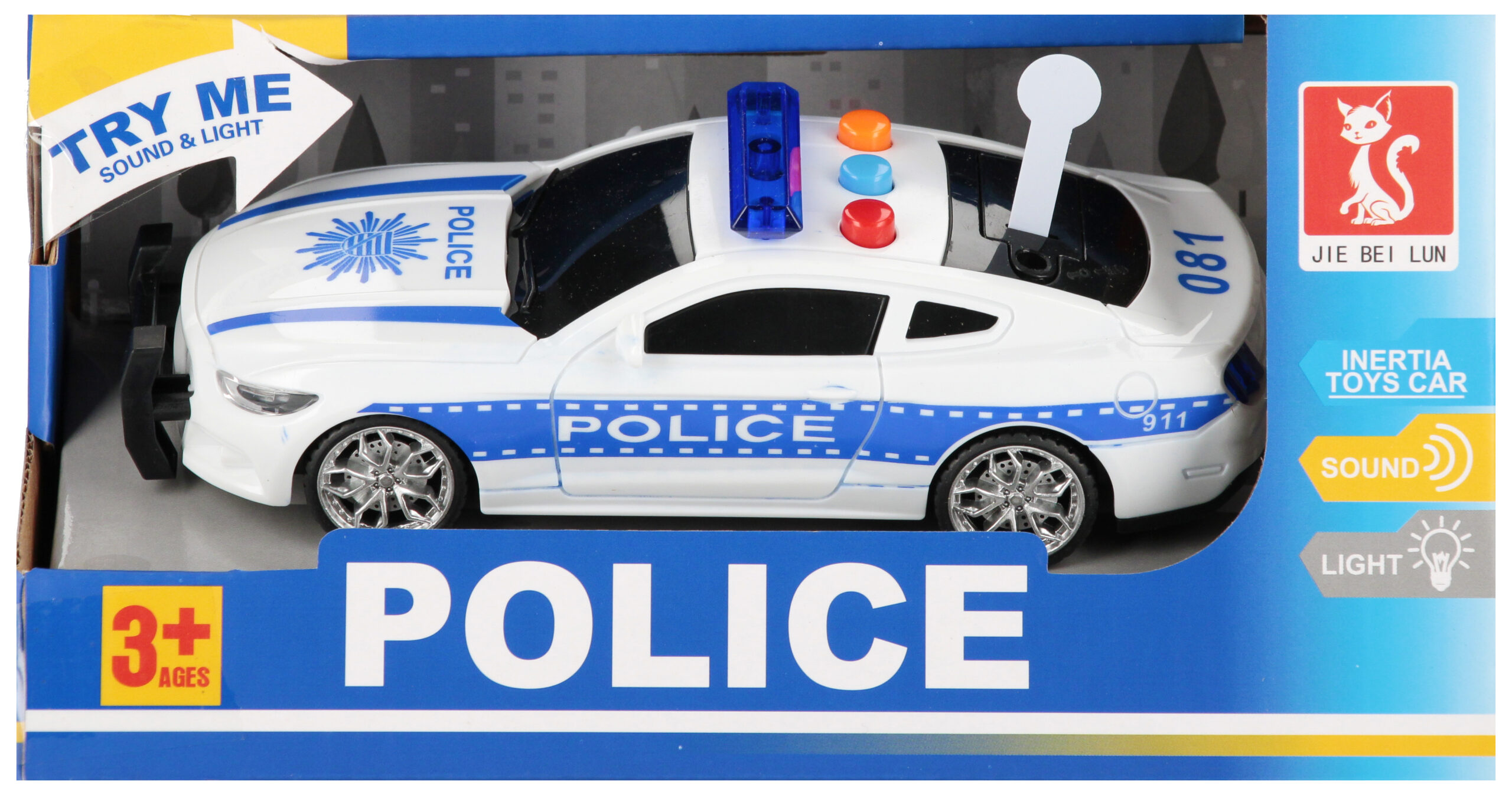 CAR - POLICE CAR B/O WB 21X11X8