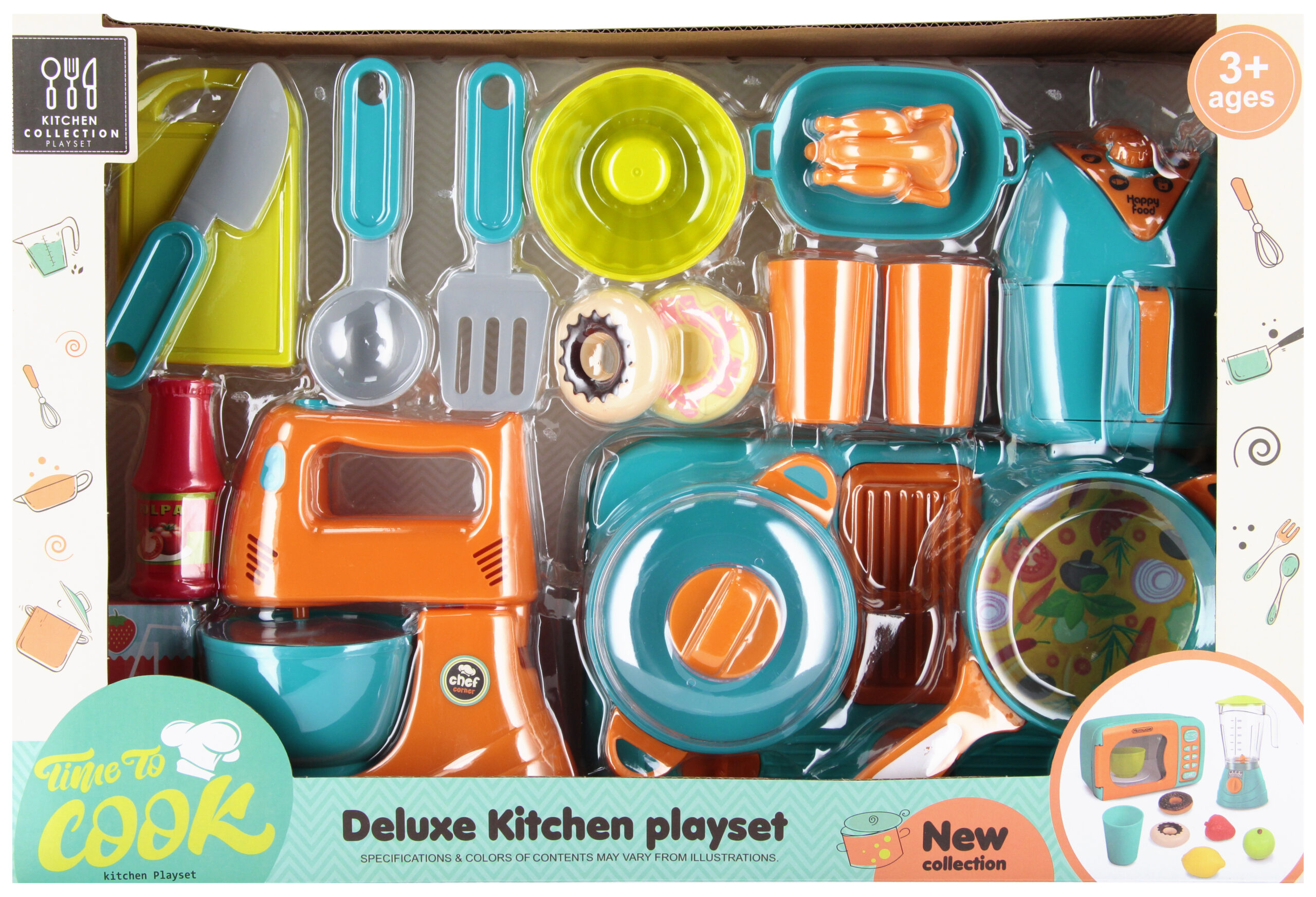 KITCHEN SET +ACCESS.WB 51X34X13