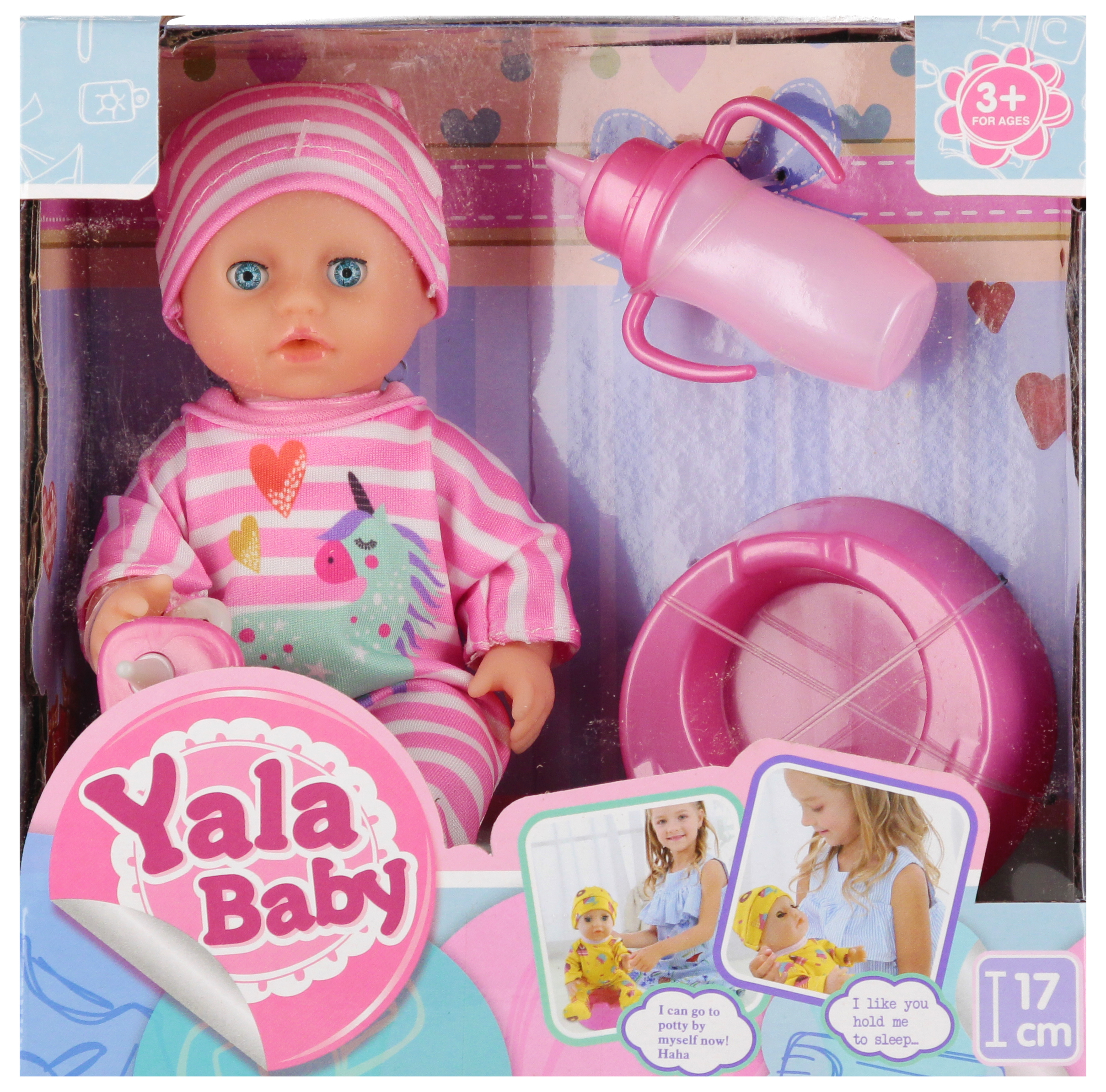 DOLL - BABY DOLL 17CM+ACCESS.WB 18X18X9