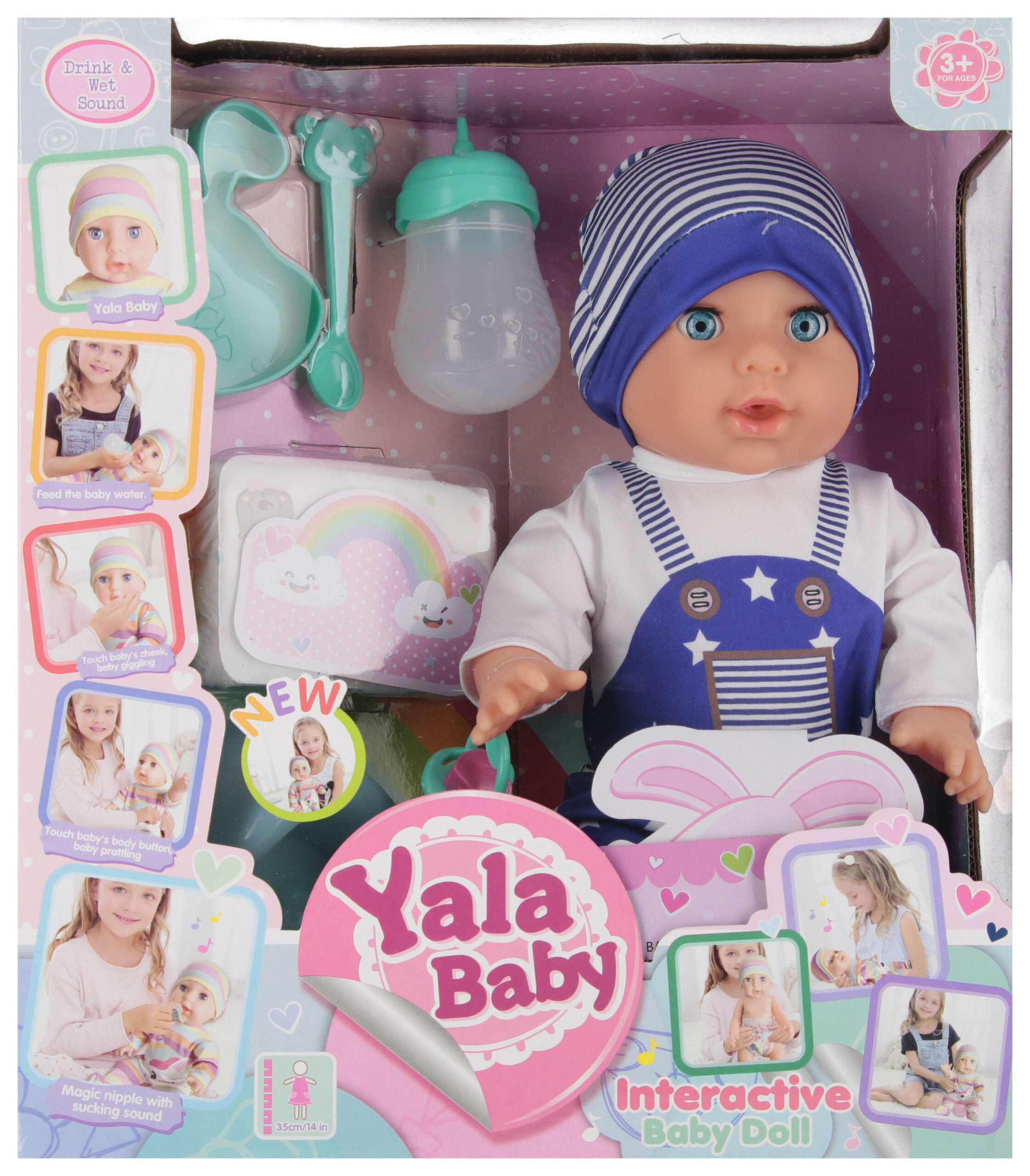 DOLL - BABY DOLL B/O 35CM+ACESS.WB 29X34X14