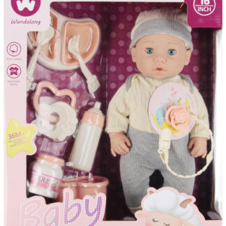 DOLL - BABY DOLL 40CM+ACCESS.WB 33X43X13