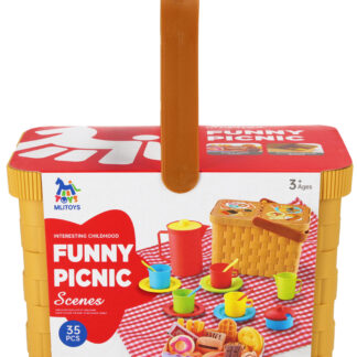 KITCHEN SET PICNIC BASKET 23X16X16
