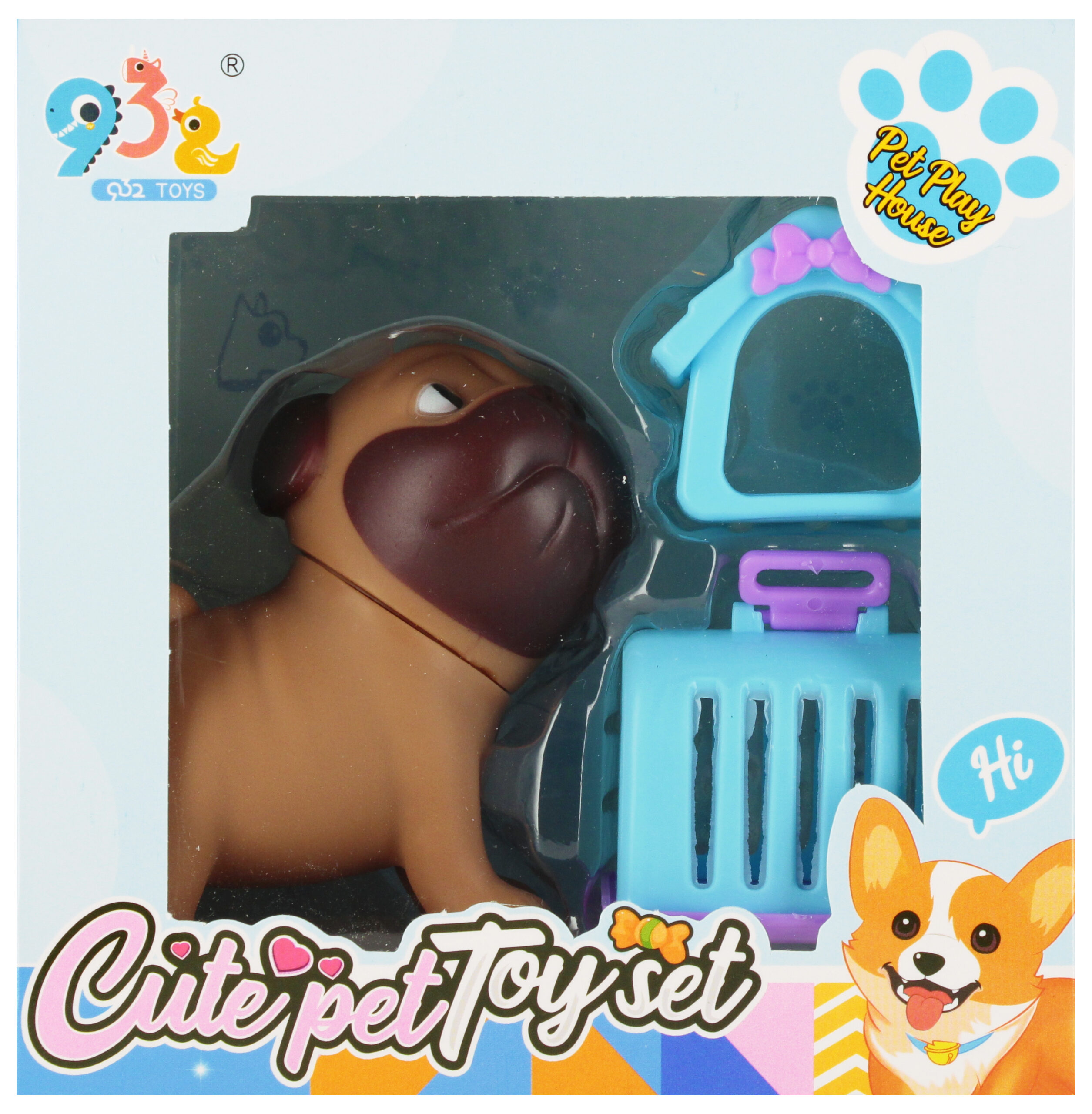 ANIMALS - DOG+ACCESS.WB 14X14X7