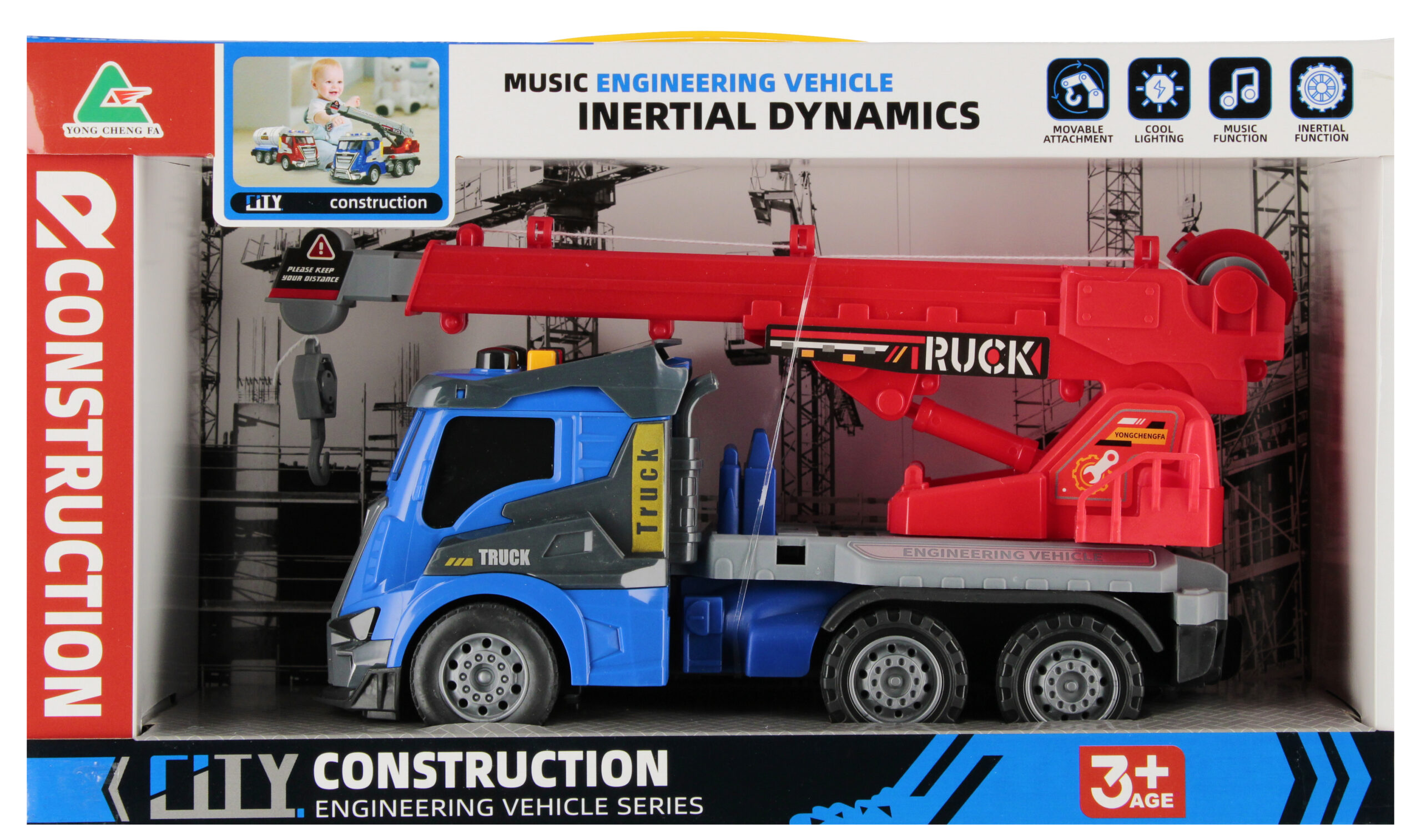 CAR - CONSTRUCTION CAR B/O WB 37x21x12