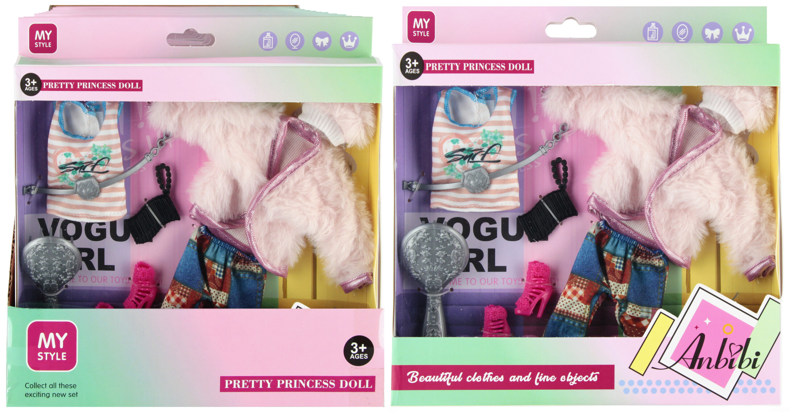 ACCESSORIES FOR DOLL - CLOTHES DISP 22x23x3