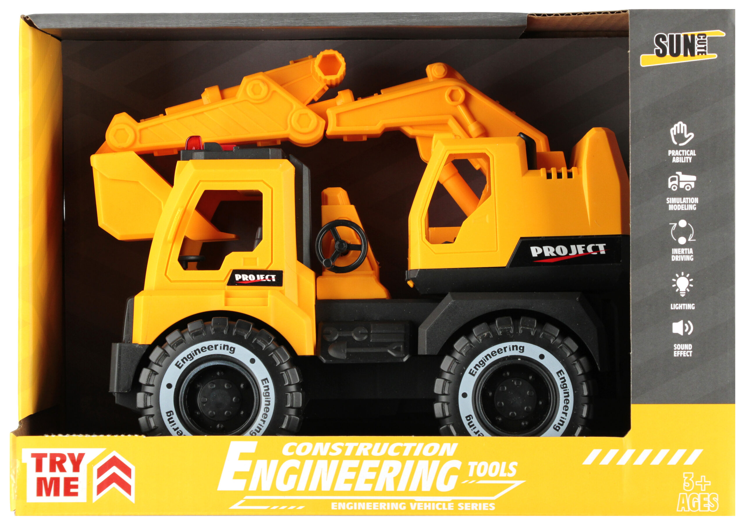 CAR - CONSTRUCTION CAR B/O WB 27x19x12