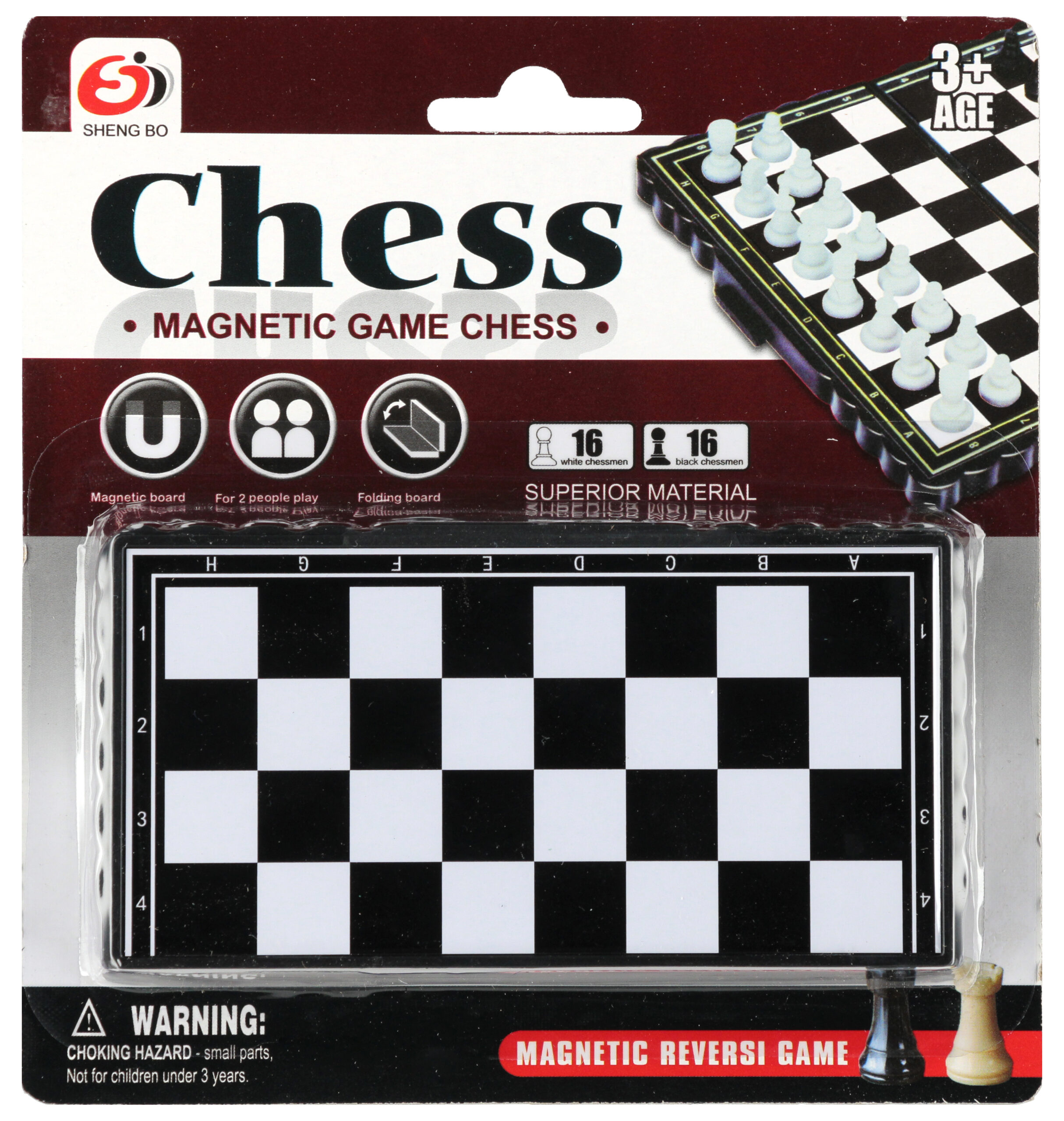 GAME - CHESS GAME B/C 16X17X2
