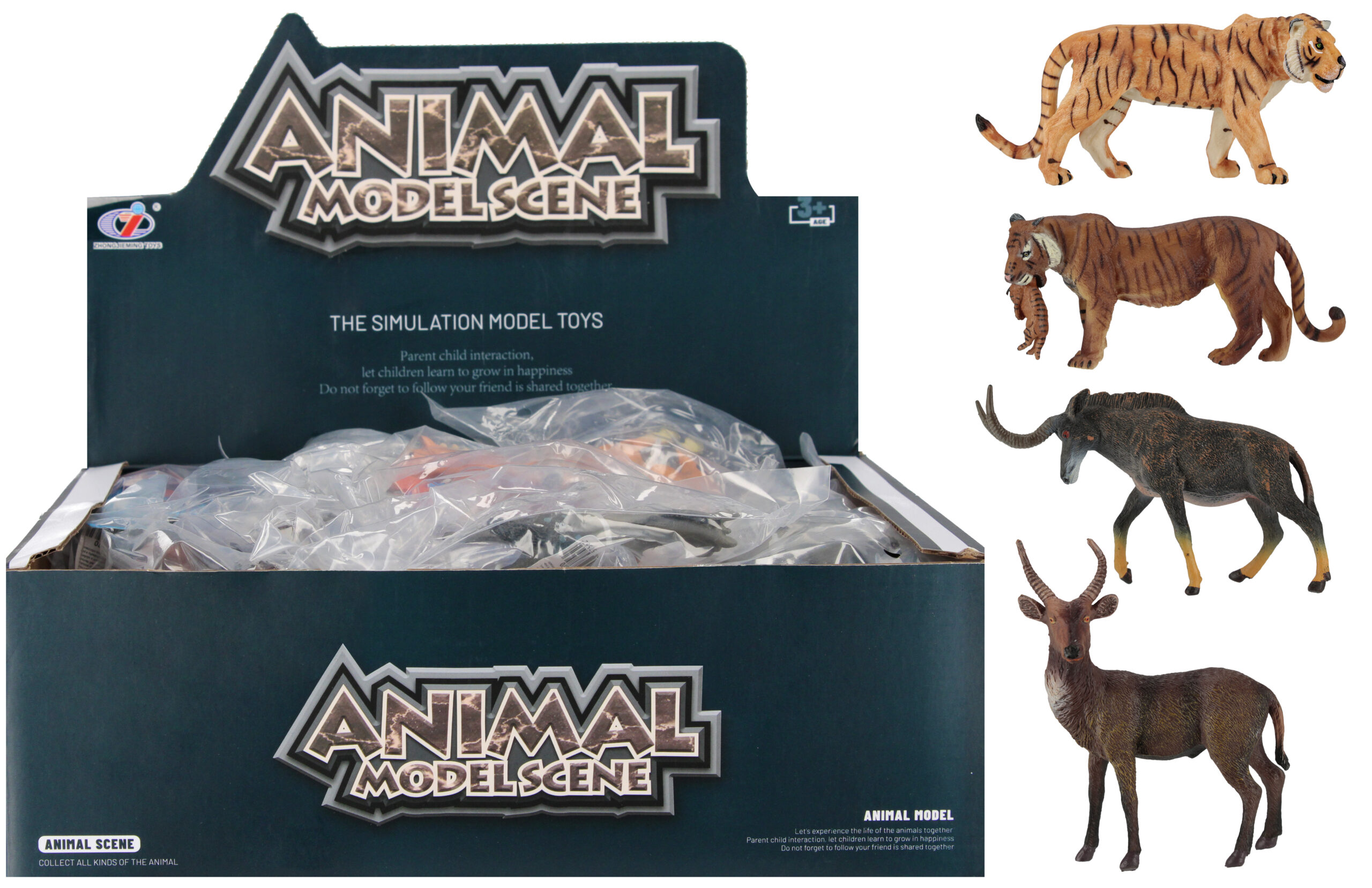 ANIMALS - WILD ANIMALS DISP 15CM