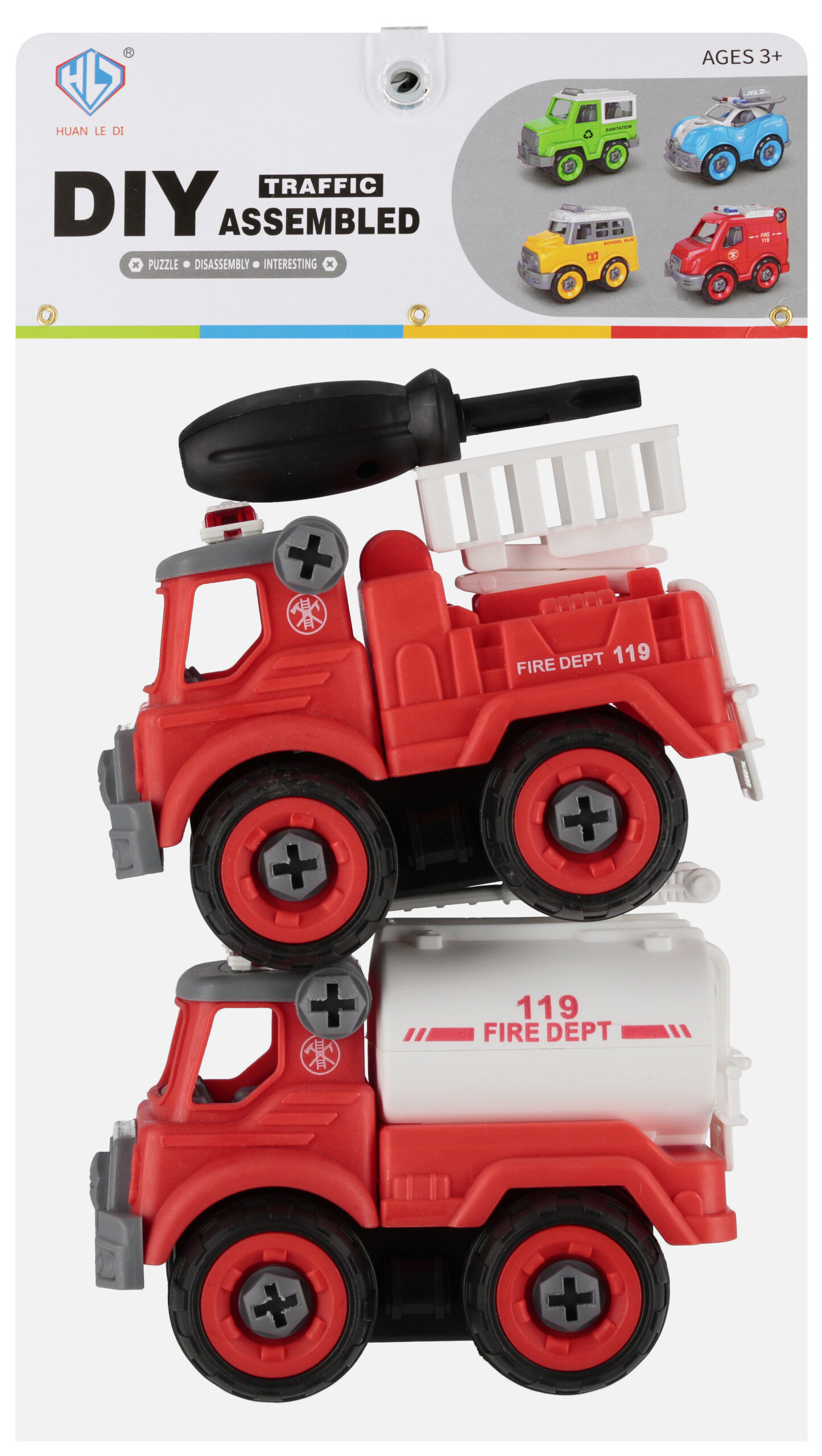 CAR - FIRE CAR DIY PBH 19X28X7