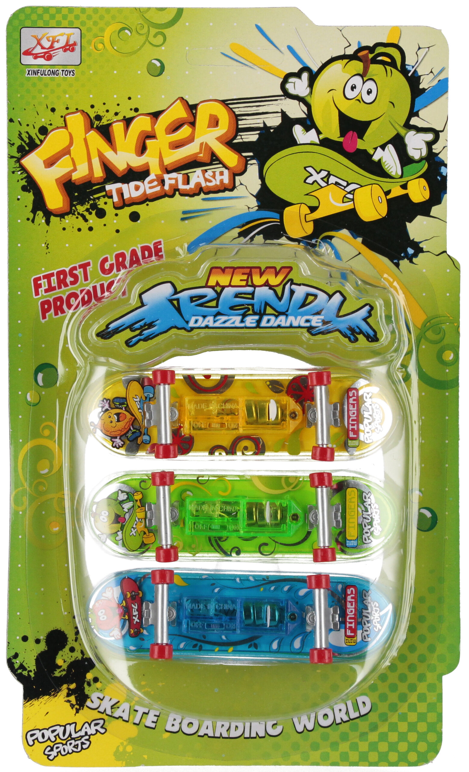 FINGER BOARD B/O 3PCS B/C 14X24