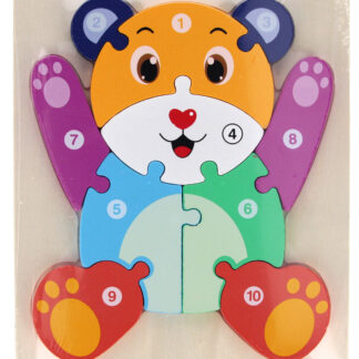 BABY TOYS - PUZZLE WOODEN PCV 18X23X1