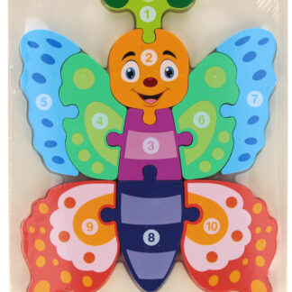 BABY TOYS - PUZZLE WOODEN PCV 18X23X1