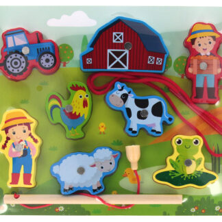 BABY TOYS - PUZZLE WOODEN MAGNETIC FARM PCV 23X18X1