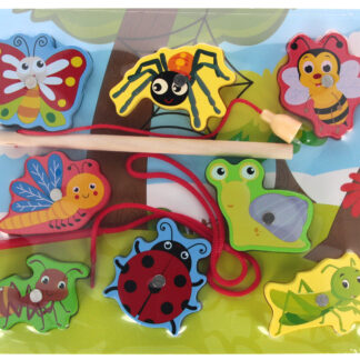 BABY TOYS - PUZZLE WOODEN MAGNETIC INSECT PCV 23X18X1