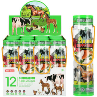 ANIMALS- FARM ANIMALS 12PCS DISP 5X20