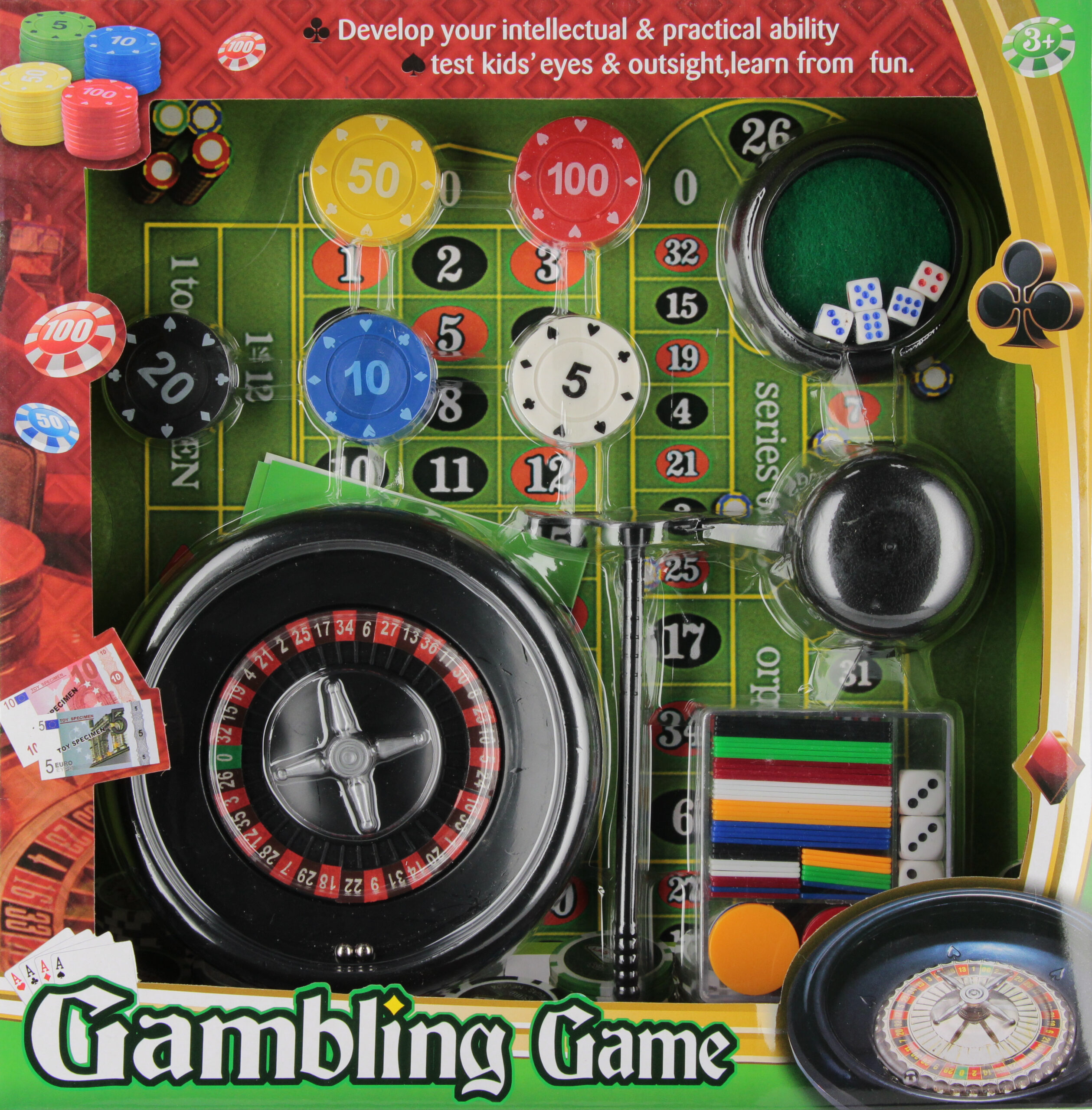 GAMBLING SET WB 33X33X7
