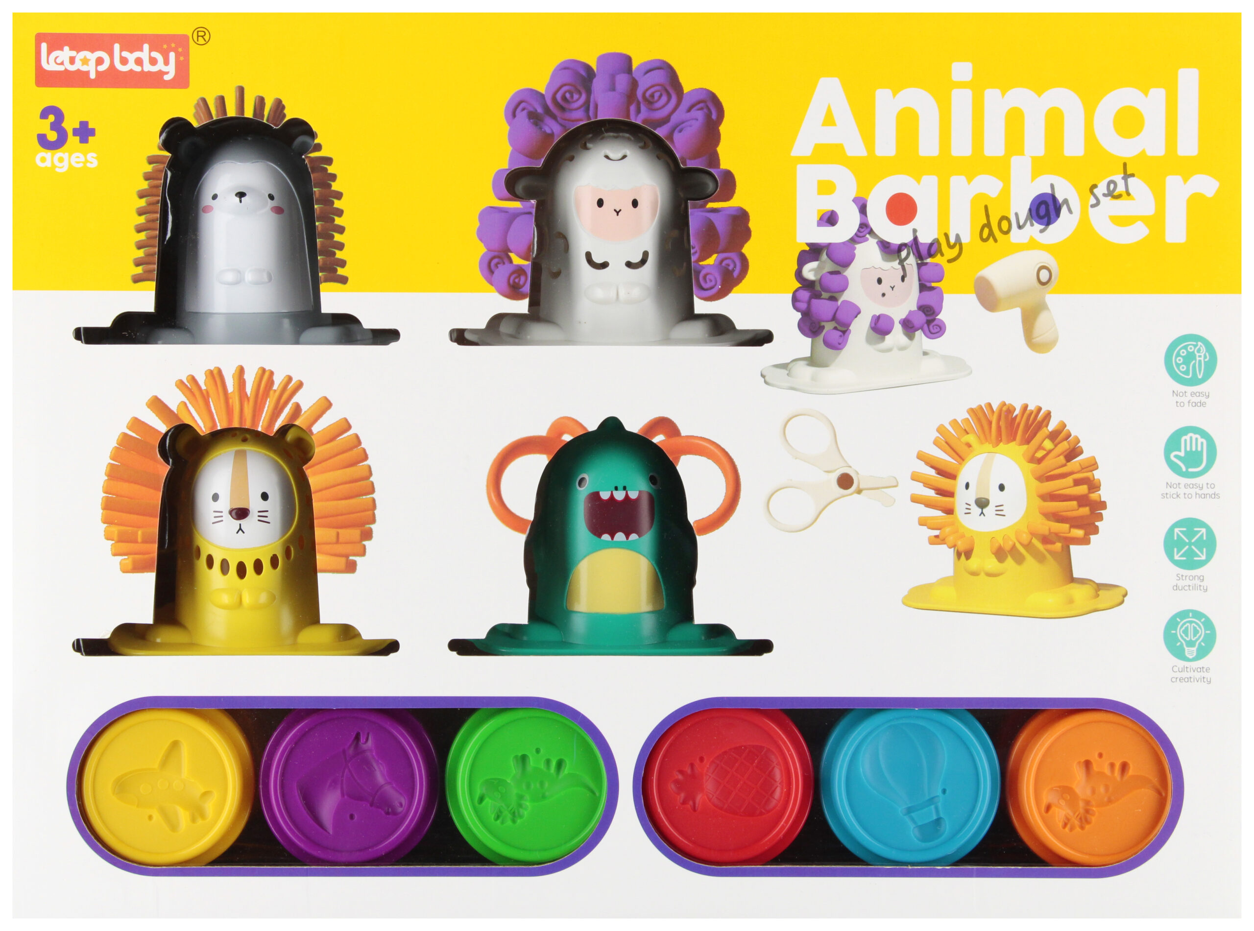 COLOUR DOUGH SET +ACCEES.BARBER WB 35X26X7