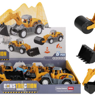 CAR - CONSTRUCTION CAR DISP 19CM