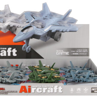 PLANE MILITARY DISP 17CM