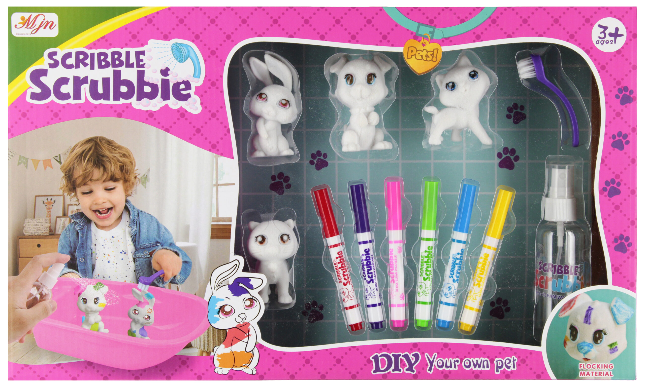 CREATIVE SET - FOR PAINTING MAGIC ANIMALS WB 29X21X5