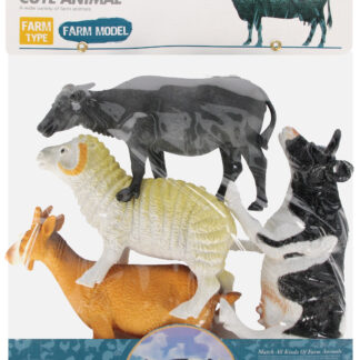 ANIMALS- FARM ANIMALS 4PCS PBH 13CM