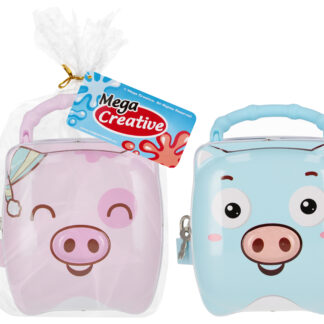 MONEYBOX MET PIGGY MIX2 PCV 9X13X9