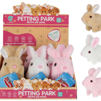 ANIMAL - PLUSH RABBIT INTERAKTIVE ANIMAL B/O DISP 15CM