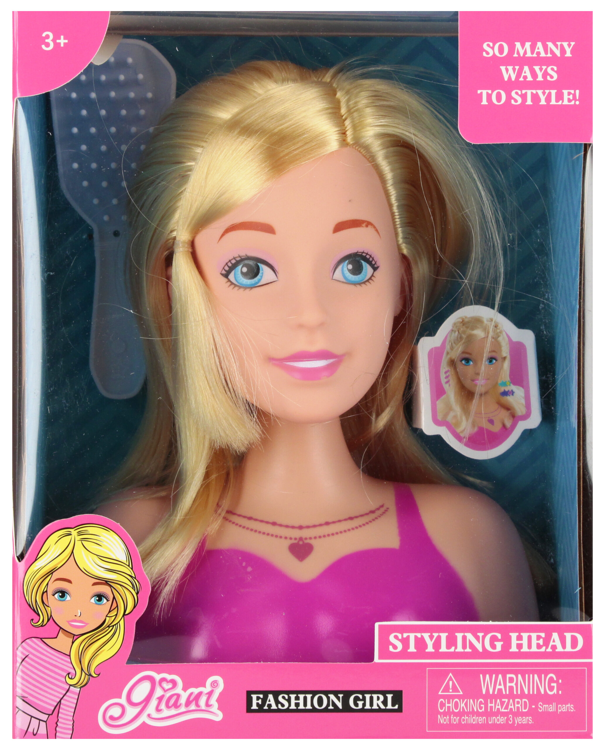 DOLL - STYLING HEAD+ACCESS. WB 19X24X11