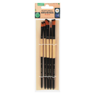 NATURAL BRUSH SET 5 PCS