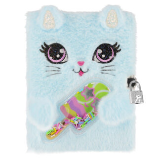 PLUSH DIARY WITH LOCK SWEET CAT A5