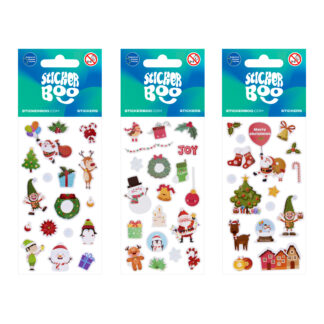 STICKERS 6,6X18CM CHRISTMAS 3