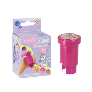 STICKER STAMPER 160PCS UNICORN