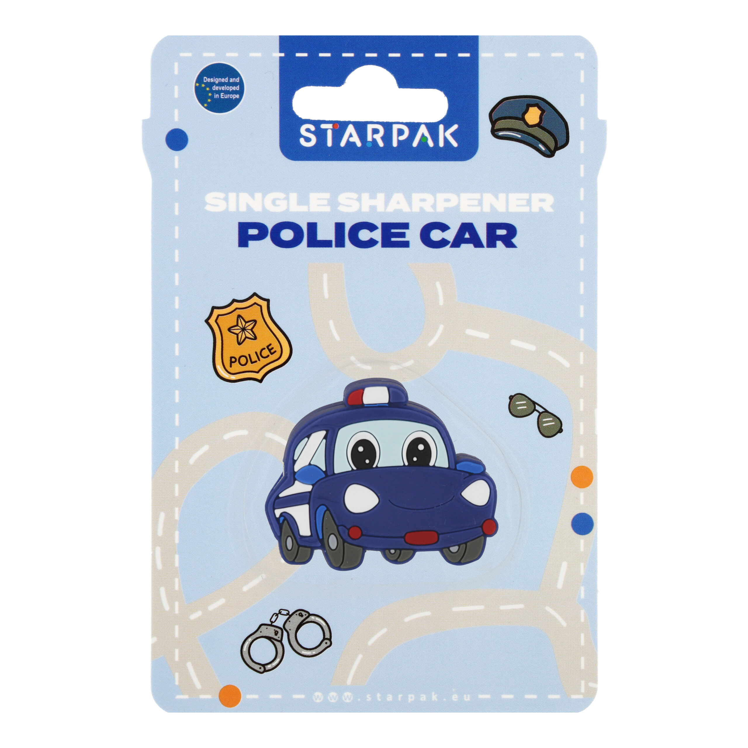 SINGLE SHARPENER POLICE CAR
