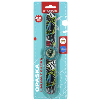 SLAP BRACELET RULER WITH ERASER BOY