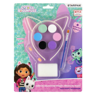 FACE PAINTS 6 COL. + HAIRBAND