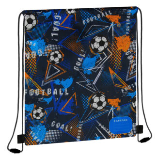SHOE BAG STK-00 FOOTBALL BLUE