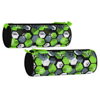 PENCIL CASE STK-16 FOOTBALL GREEN